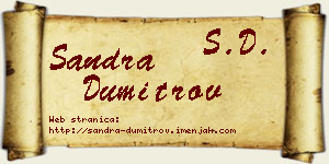Sandra Dumitrov vizit kartica